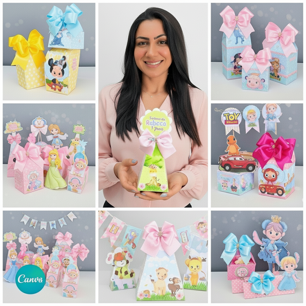 Mini Pack Candy Bar Premium Editables en Canva - Diseños en Tendencias