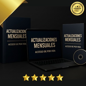 Actualizaciones mensuales y acceso de por vida